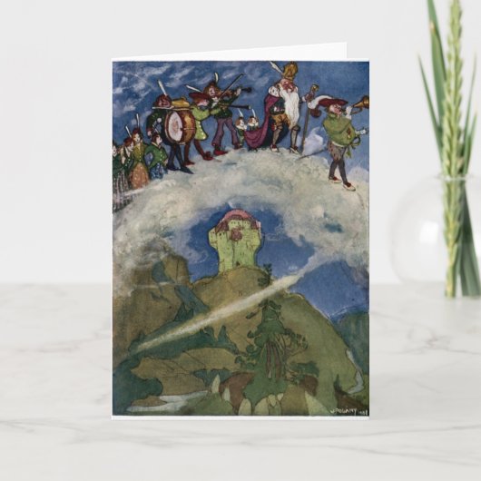Het Wenskaart Fairies Kaart (Voorkant)
