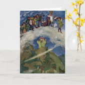 Het Wenskaart Fairies Kaart (Gele Bloem)