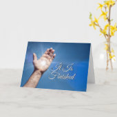 Het Wenskaart is voltooid Kaart (Gele Bloem)