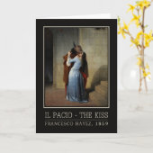 Het wenskaart Kiss / Il Bacio Kaart (Gele Bloem)