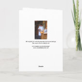 Het wenskaart met het Maken van de Chef-kok Kaart (Achterkant)