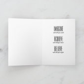 Het Wenskaart van afstuderen Kaart (Binnen)