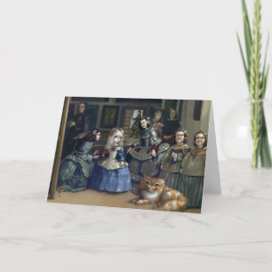 Het Wenskaart van "Alice en van Las Meninas" Kaart