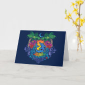 Het Wenskaart van Aloha Kaart (Gele Bloem)