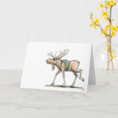 Het Wenskaart van Amerikaanse elanden Kaart (Gele Bloem)