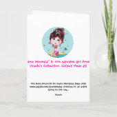 Het Wenskaart van Andrea Mermaid Kaart (Achterkant)