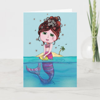 Het Wenskaart van Andrea Mermaid Kaart