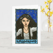 Het Wenskaart van Arianrhod Kaart (Gele Bloem)