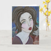 Het wenskaart van "Astrid" Kaart (Gele Bloem)