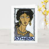 Het Wenskaart van Athena Kaart (Gele Bloem)