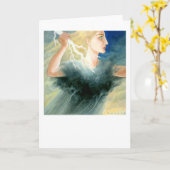 Het Wenskaart van Athena van Pallas Kaart (Gele Bloem)