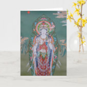 Het Wenskaart van Avalokiteshvara Kaart (Gele Bloem)