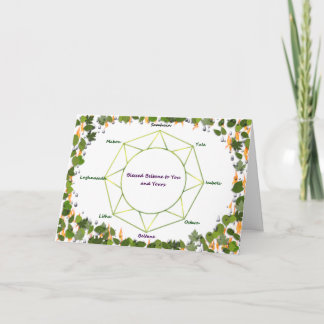 Het Wenskaart van Beltane Kaart