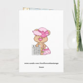 Het wenskaart van Bingo van de verjaardag Kaart (Achterkant)