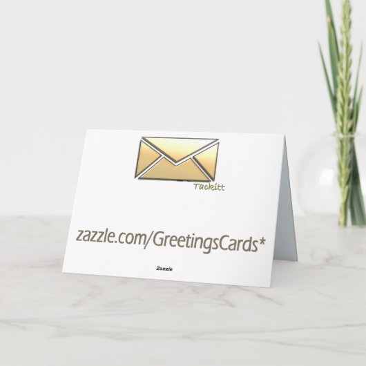 Het wenskaart van buffels kaart (Achterkant)