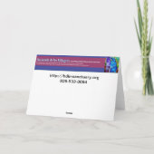 Het Wenskaart van Burro Kaart (Achterkant)