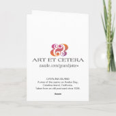 Het Wenskaart van Catalina Island Kaart (Achterkant)