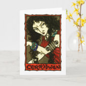 Het Wenskaart van Cerridwen Kaart (Gele Bloem)