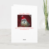 Het Wenskaart van Clara Holiday van Groundhog Feestdagen Kaart (Achterkant)