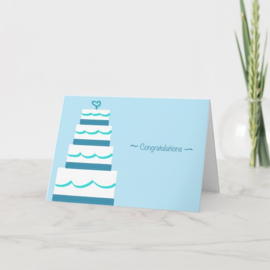 Het Wenskaart van Congrats & van het Huwelijk van Kaart (Voorkant)