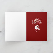 Het Wenskaart van Creepmas Feestdagen Kaart (Binnen)