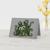 Het Wenskaart van Cthulhu Kaart (Gele Bloem)