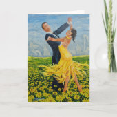 Het wenskaart van Daisy Dancers Kaart (Voorkant)