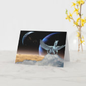 Het Wenskaart van de alle-Gelegenheid van Pegasus, Kaart (Gele Bloem)