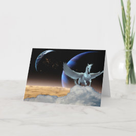 Het Wenskaart van de alle-Gelegenheid van Pegasus, Kaart