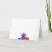 Het Wenskaart van de Ar de Kerstman en Seahorse Feestdagen Kaart (Achterkant)