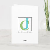 Het wenskaart van de aubergine kaart (Achterkant)