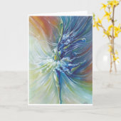 Het wenskaart van de ballerina kaart (Gele Bloem)