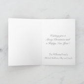 Het Wenskaart van de Ballerina van de Prinses van Feestdagen Kaart (Binnen)