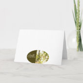 Het Wenskaart van de Bank van het park Kaart (Achterkant)