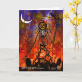 Het Wenskaart van de Benedictie van de herfst Kaart (Gele Bloem)