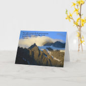 Het wenskaart van de berg kaart (Gele Bloem)