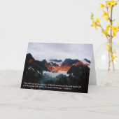 Het wenskaart van de berg kaart (Gele Bloem)