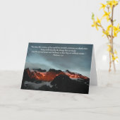 Het wenskaart van de berg kaart (Gele Bloem)