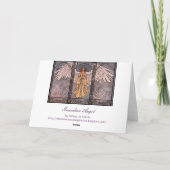 Het Wenskaart van de beschermengel Kaart (Achterkant)