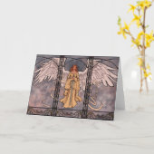 Het Wenskaart van de beschermengel Kaart (Gele Bloem)