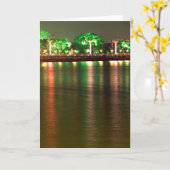 Het Wenskaart van de Bezinningen van de Rivier van Kaart (Gele Bloem)