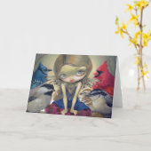 Het Wenskaart van de binnenplaats "van de Vogels" Kaart (Gele Bloem)