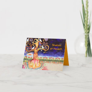 Het Wenskaart van de Boom van de Pascha Kaart