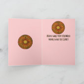 Het Wenskaart van de Brand van het Labyrint van Kaart (Binnen)