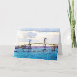 Het wenskaart van de Brug van Nieuwpoort Kaart