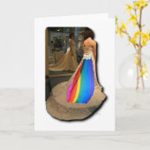 Het Wenskaart van de Bruid van de trots Kaart (Gele Bloem)