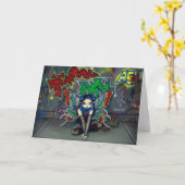 Het Wenskaart van de "camouflage #1" Kaart (Gele Bloem)