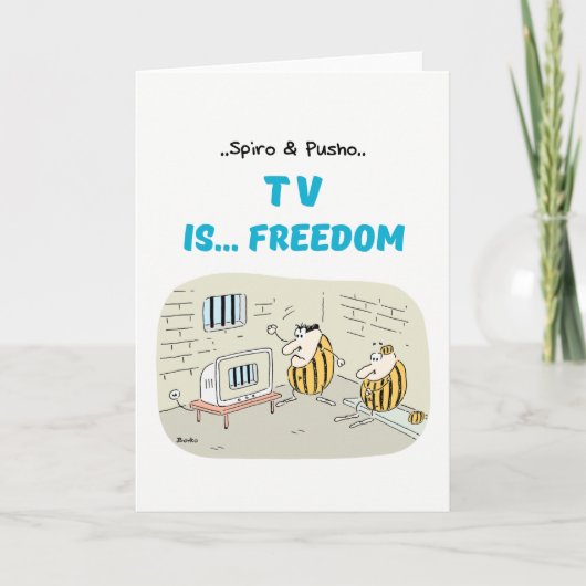 Het Wenskaart van de Cartoons van de Citaten van Kaart (Voorkant)