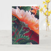 Het Wenskaart van de chrysant Kaart (Gele Bloem)