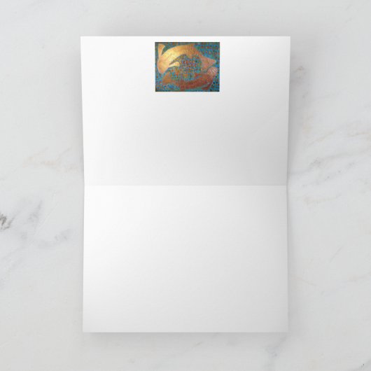 Het Wenskaart van de "cirkel van Liefde", Bedankkaart (Binnen)